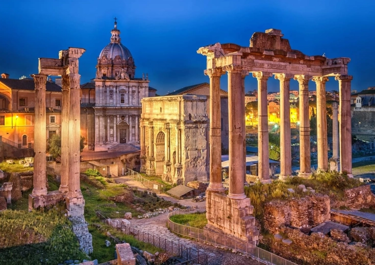 Peinture par numéros Forum Romanum 40 × 50 cm