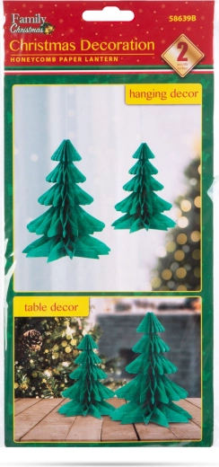 Set de deux sapins de Noël