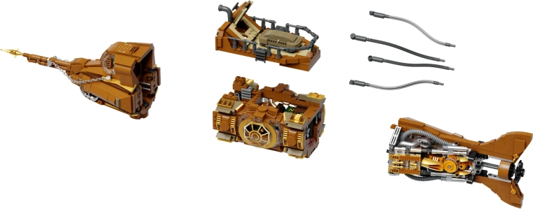 Structure modulaire en trois sections