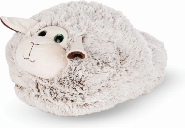Pantoufle chauffe-pieds en peluche Cozy Noxxiez mouton