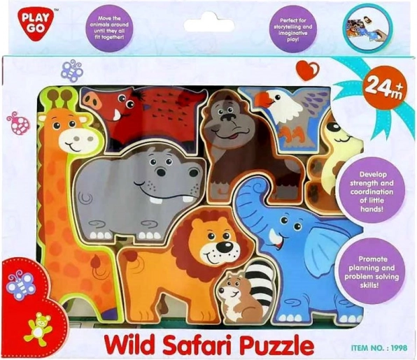 Puzzle en bois Safari pour enfants