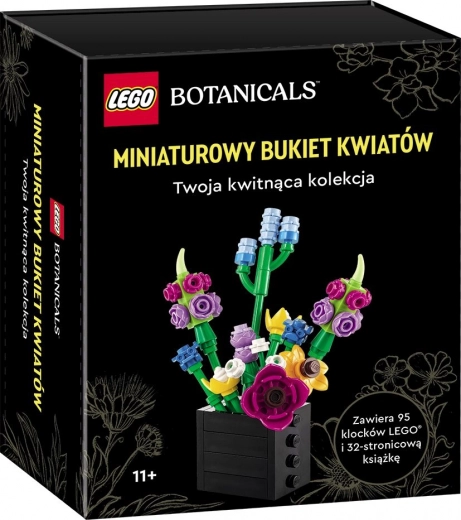 Bouquet de fleurs Lego – livre et mini modèle