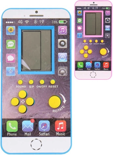 Jeu électronique Brick Game tetris avec son en forme de téléphone - 1 pièce
