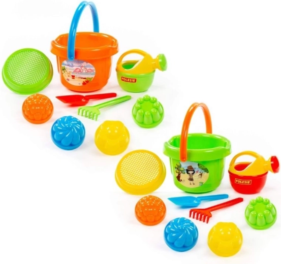 Ensemble pour le sable avec grand seau, 9 pcs - 1 pièce