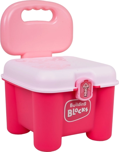 Une boîte qui sert de chaise