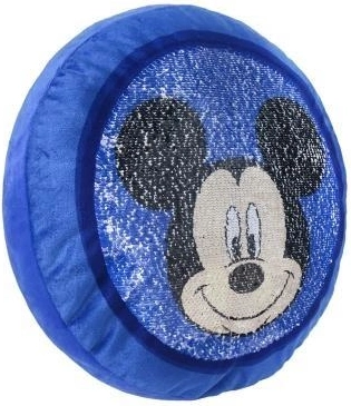 Coussin Mickey avec sequins réversibles