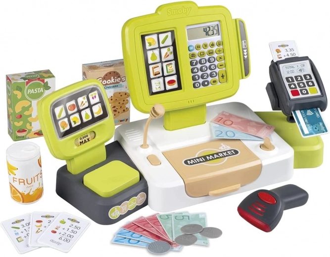 Caisse enregistreuse électronique avec scanner et balance SMOBY