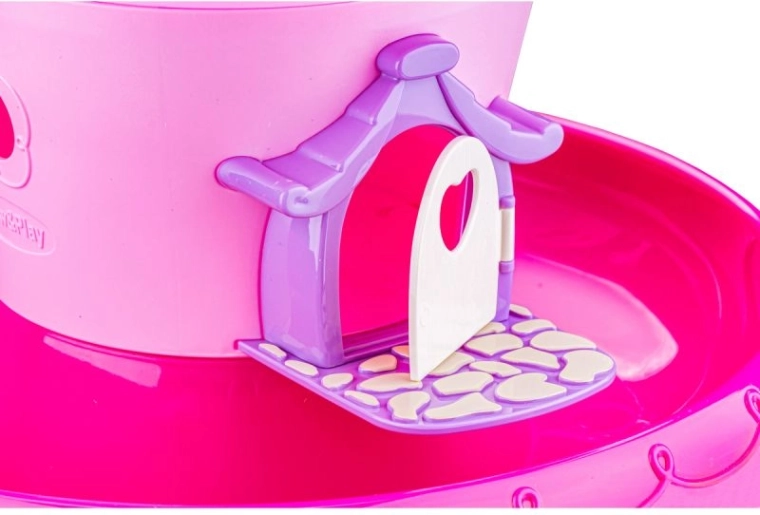 Maisonnette pour poupées avec portes ouvrantes