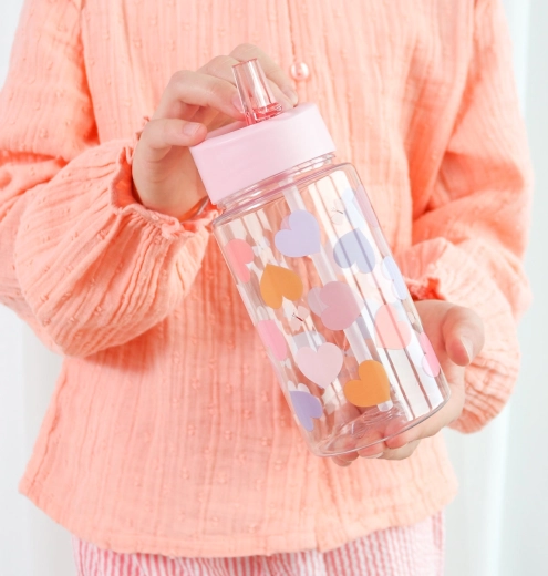 A Little Lovely Company bouteille enfant cœur