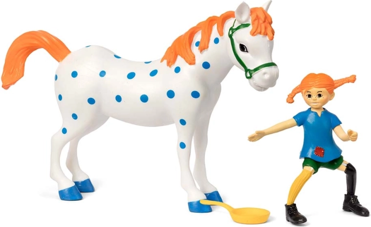 Fifi, le cheval Alfonso et la poêle dans un seul set