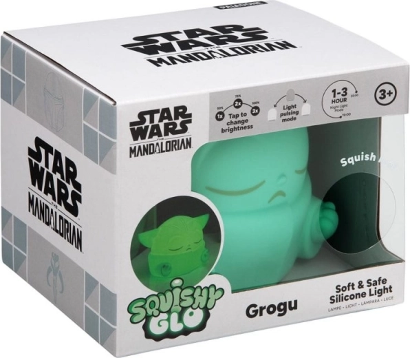 Veilleuse Star Wars : The Mandalorian Grogu Squish & Glow - 1 pièce