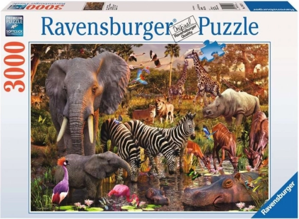 Puzzle Ravensburger Animaux d’Afrique 3000 pcs