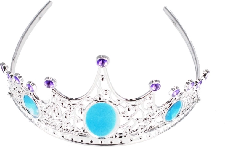 Diadème scintillant avec pierres colorées
