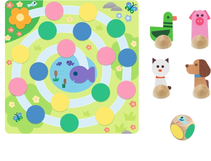 Jeu de dé : couleurs, comptage et premières stratégies