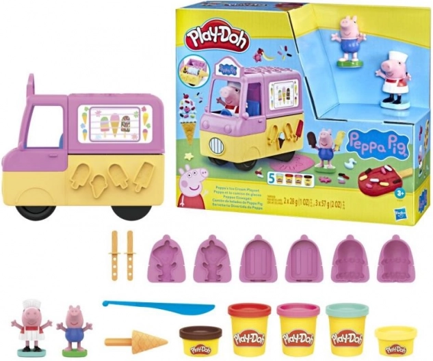Coffret Play-Doh camion de glaces Peppa Pig