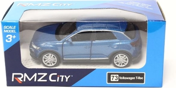 RMZ City Volkswagen T‑Roc bleu – modèle en métal avec portes ouvrantes