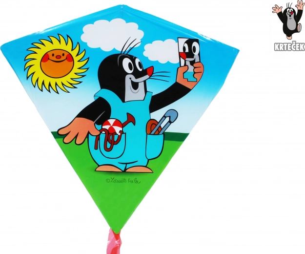 Cerf-volant Krtek en plastique 68x73cm