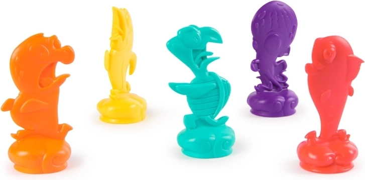 Figurines colorées pour un jeu facile