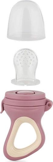 Tétine d’alimentation en silicone PETITE & MARS Fruzi Rose & Sand, 6m+