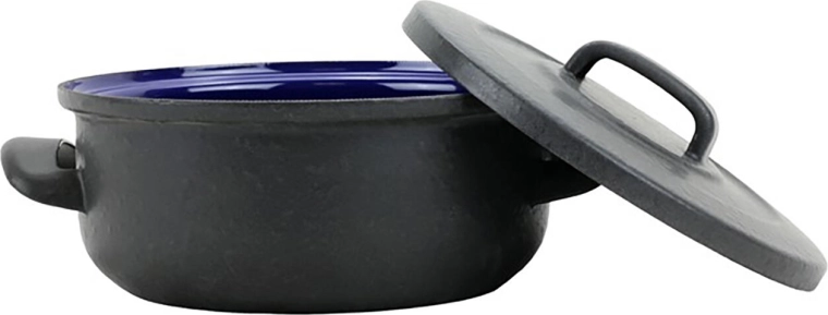 Émail sûr pour la santé avec intérieur bleu