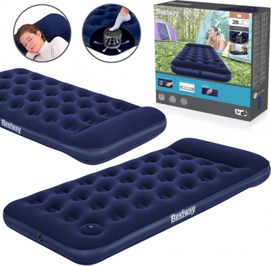 Matelas gonflable Bestway Air Mattress Twin 188 × 99 × 28 cm avec pompe intégrée