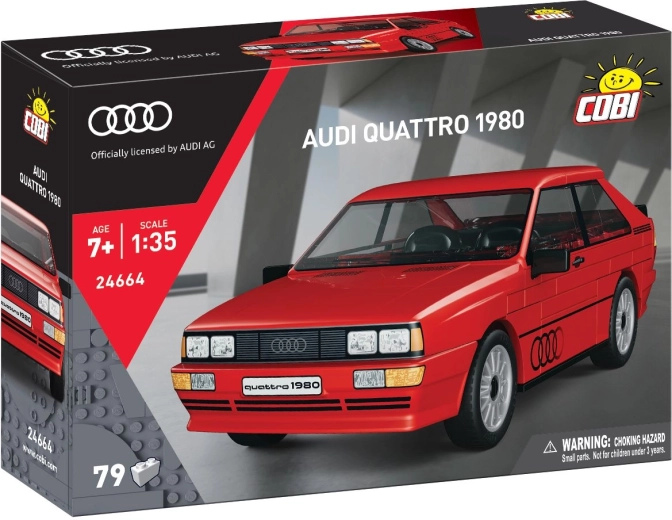 Cobi Audi Quattro 1980 kit de construction 1:35 (79 pièces)
