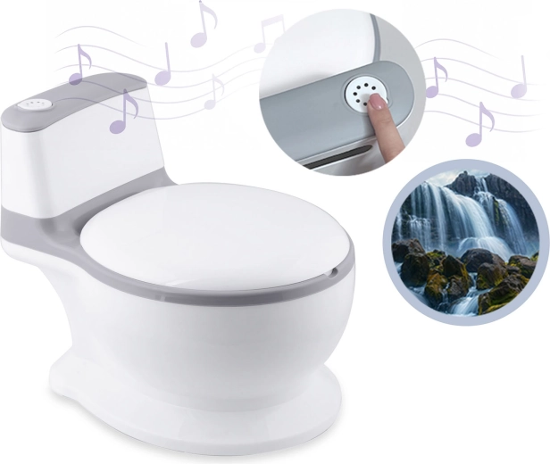 Son de chasse d’eau comme de vraies toilettes