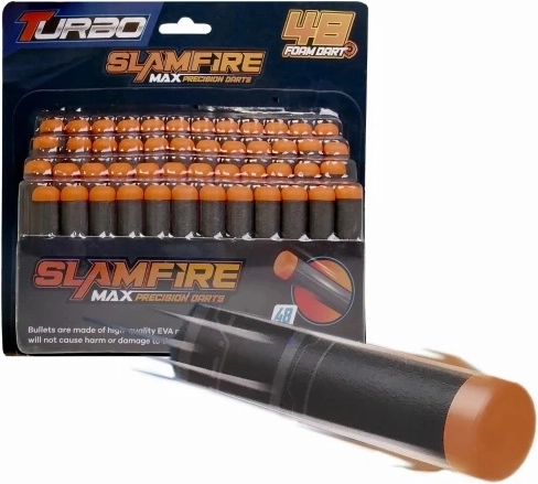 Ensemble de 48 projectiles en mousse pour blasters pour enfants