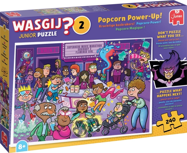Jumbo Wasgij Junior 2 : Bonus pop-corn ! puzzle 240 pièces