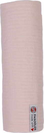 Lodger Swaddler lange en tissu seersucker 120 × 120 cm tan