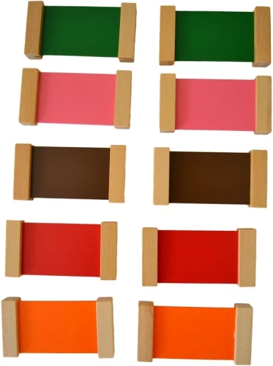 Conception en bois pour une bonne prise en main et des surfaces colorées propres