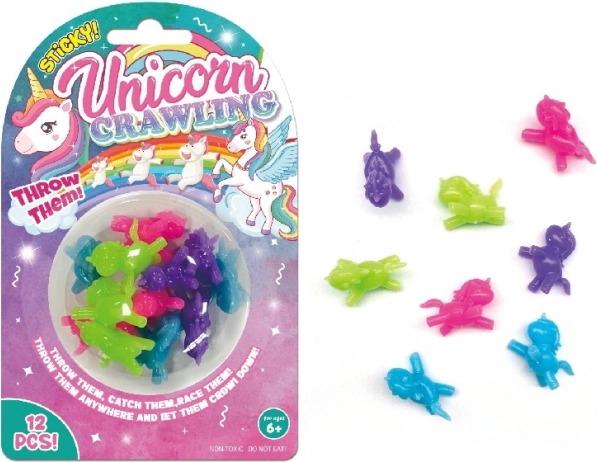 Licornes adhésives 3 cm – lot de 12 pcs