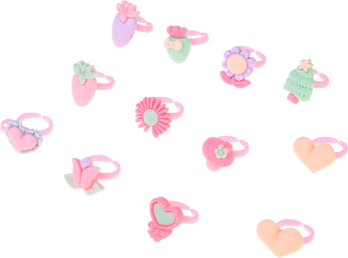 12 bagues pastel pour chaque jour