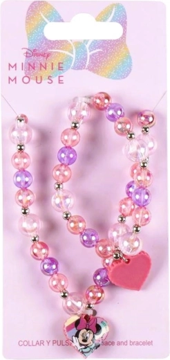 Ensemble collier et bracelet Disney Minnie