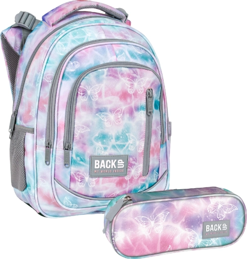 BackUP set scolaire Pastel Magic 2v1 – sac à dos et trousse