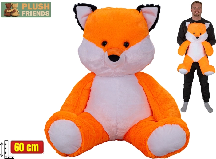 Plush Friends peluche renard assis 60 cm