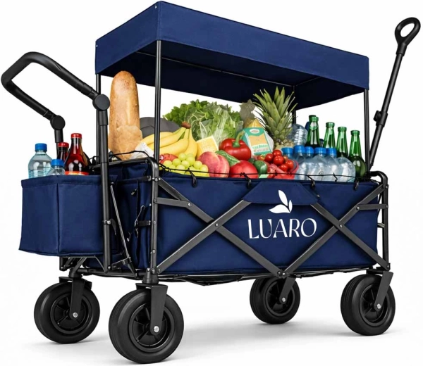 Structure stable et roues tout-terrain