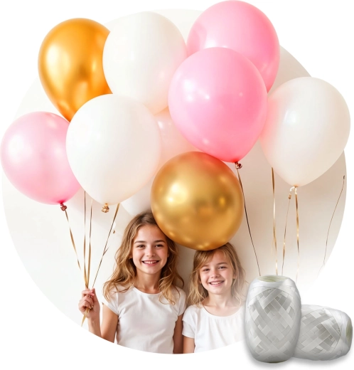 Set complet avec ballons et ruban