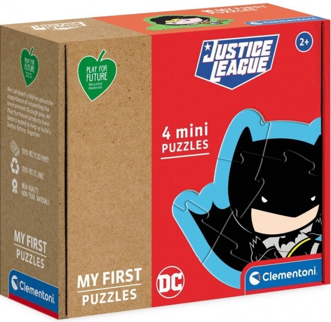 Mes premiers puzzles Justice League 4-en-1 de Clementoni