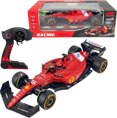 Voiture de course formule radiocommandée avec accessoires