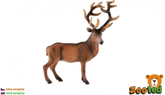 Figurine en plastique réaliste de cerf européen
