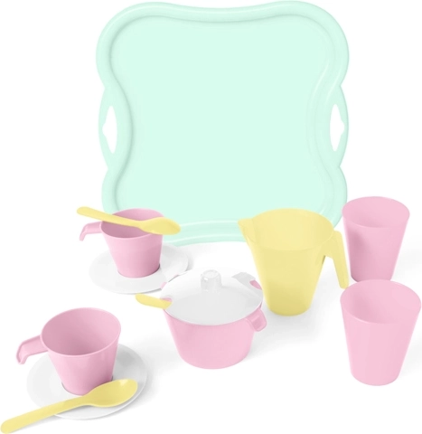 Service à café pour enfants WADER PartyTime avec plateau Cool Mint