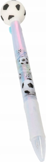 Stylo-bille enfant tricolore avec ballon de football - 1 pièce