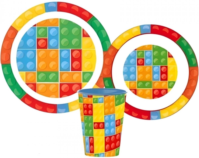 Kids Euroswan set de repas en plastique pour enfants - 1 pièce