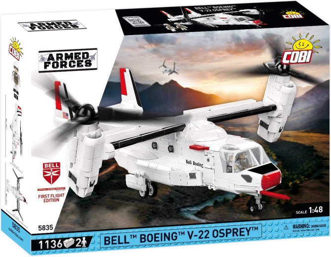 Set de construction Cobi Armed Forces Bell Boeing V-22 Osprey first flight edition 1:48