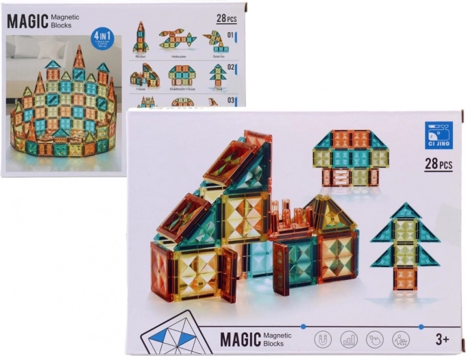 Jeu de construction magnétique pour enfants
