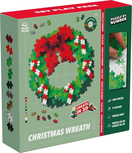 500 pièces pour la couronne de Noël et vos propres idées