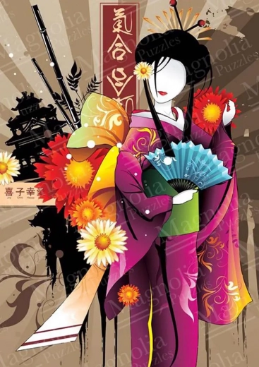 Puzzle Geisha 1000 pièces