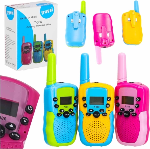 Talkies-walkies pour enfants – set de 3 pièces