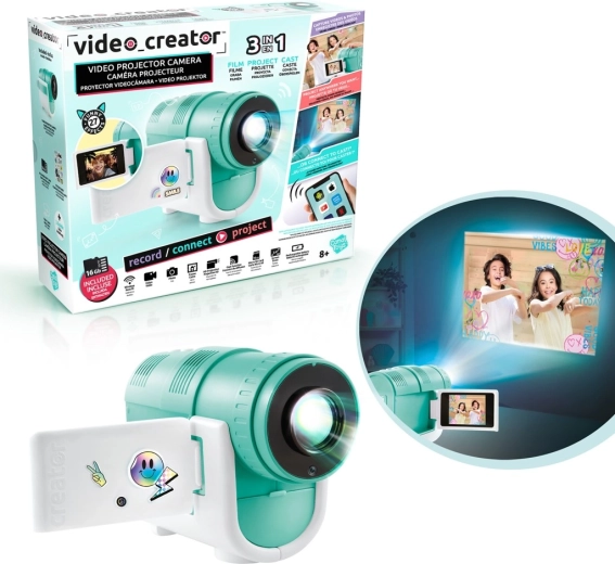 Creator caméra et vidéoprojecteur 3‑en‑1 pour enfants